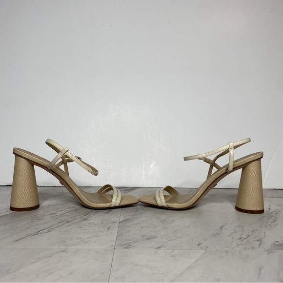 Sam Edelman Kit Natural Leather Heeled Sandal 8 1/2M - Picture 5 of 14